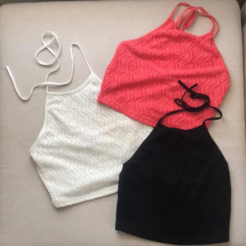 Set of 3 Cropped Tops